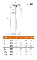 SPODNIE DRESOWE COMFORT CZARNO-SZARE ROZMIAR XL NEO