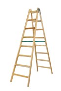 DRABINA DREWNIANA BRAKET PREMIUM 2X8 SZCZEBLI 240CM BRAKET