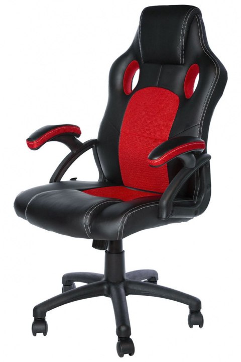 ..Fotel obrotowy do biurka CARRERA M ST RED PU Lugano ..Fotel obrotowy do biurka CARRERA M ST RED PU Lugano
