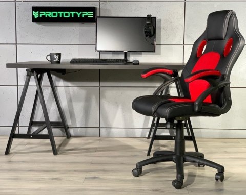..Fotel obrotowy do biurka CARRERA M ST RED PU Lugano ..Fotel obrotowy do biurka CARRERA M ST RED PU Lugano