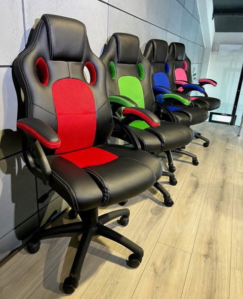 ..Fotel obrotowy do biurka CARRERA M ST RED PU Lugano ..Fotel obrotowy do biurka CARRERA M ST RED PU Lugano