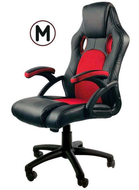 ..Fotel obrotowy do biurka CARRERA M ST RED PU Lugano ..Fotel obrotowy do biurka CARRERA M ST RED PU Lugano