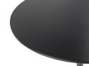 Blat okrągły BLACK 70 cm CZARNY Lugano