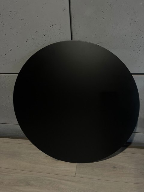 Blat okrągły BLACK 70 cm CZARNY Lugano Blat okrągły BLACK 70 cm CZARNY Lugano