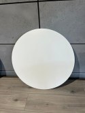 Blat okrągły WHITE 70 cm BIAŁY Lugano