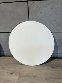 Blat okrągły WHITE 70 cm BIAŁY Lugano