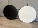 Blat okrągły WHITE 70 cm BIAŁY Lugano