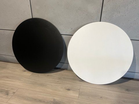 Blat okrągły WHITE 70 cm BIAŁY Lugano Blat okrągły WHITE 70 cm BIAŁY Lugano