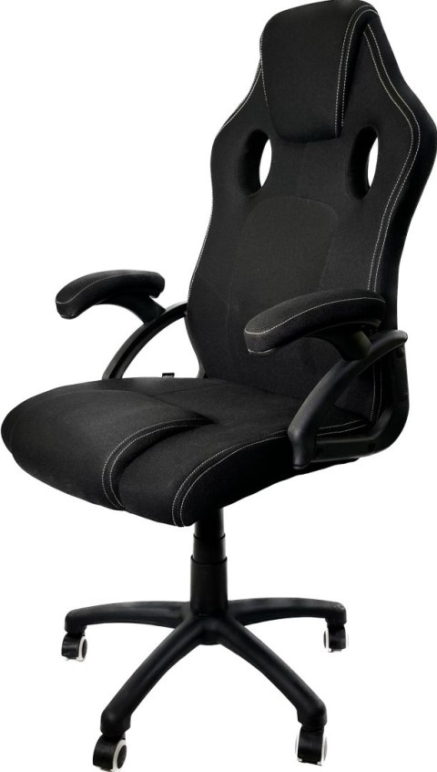 Fotel obrotowy do biurka CARRERA L BLACK FABRIC Lugano Fotel obrotowy do biurka CARRERA L BLACK FABRIC Lugano