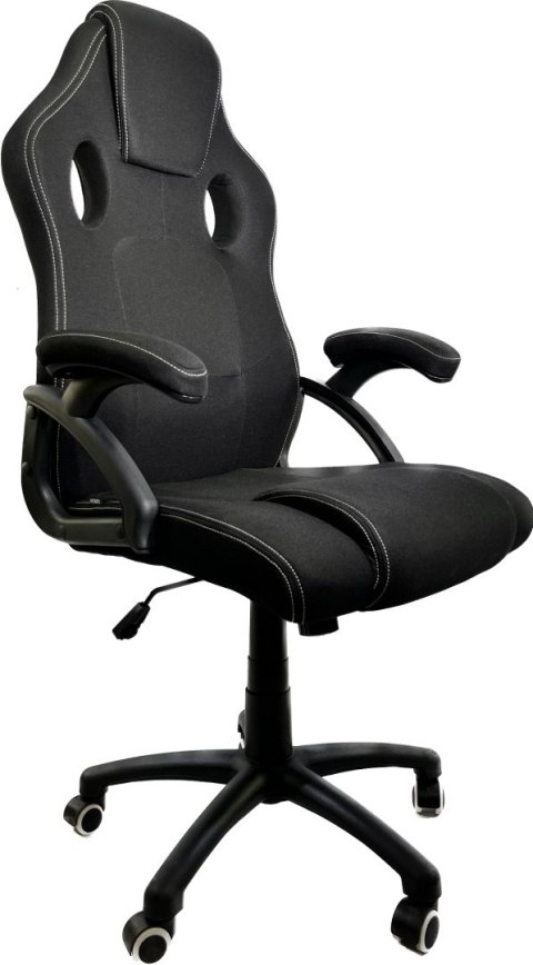 Fotel obrotowy do biurka CARRERA L BLACK FABRIC Lugano Fotel obrotowy do biurka CARRERA L BLACK FABRIC Lugano