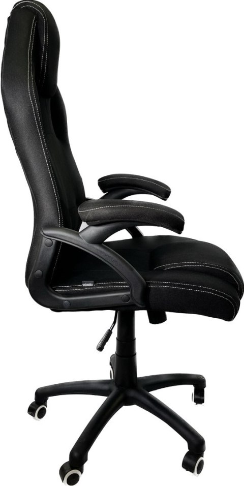 Fotel obrotowy do biurka CARRERA L BLACK FABRIC Lugano Fotel obrotowy do biurka CARRERA L BLACK FABRIC Lugano