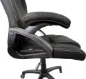 Fotel obrotowy do biurka CARRERA L BLACK FABRIC Lugano