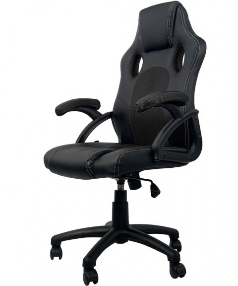 Fotel obrotowy do biurka CARRERA L BLACK PU Lugano Fotel obrotowy do biurka CARRERA L BLACK PU Lugano