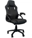 Fotel obrotowy do biurka CARRERA L BLACK PU Lugano