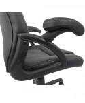 Fotel obrotowy do biurka CARRERA L BLACK PU Lugano