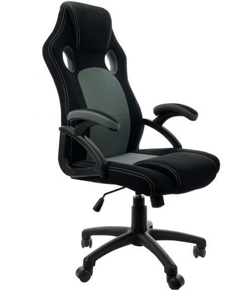 Fotel obrotowy do biurka CARRERA L GREY FABRIC Lugano Fotel obrotowy do biurka CARRERA L GREY FABRIC Lugano
