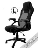 Fotel obrotowy do biurka CARRERA L GREY FABRIC Lugano