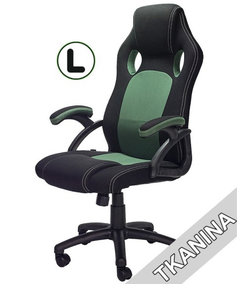 Fotel obrotowy do biurka CARRERA L KHAKI FABRIC Lugano Fotel obrotowy do biurka CARRERA L KHAKI FABRIC Lugano