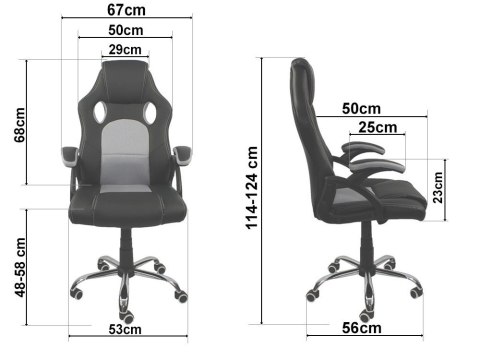 Fotel obrotowy do biurka CARRERA L STONE FABRIC Lugano Fotel obrotowy do biurka CARRERA L STONE FABRIC Lugano