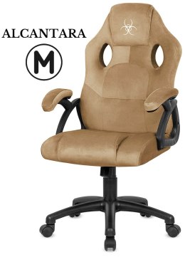 .Fotel obrotowy do biurka CARRERA M ALCANTARA BEIGE Lugano
