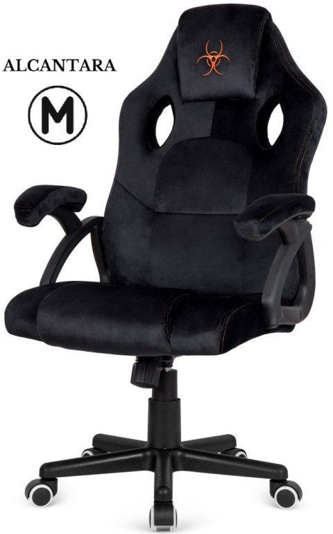 .Fotel obrotowy do biurka CARRERA M ALCANTARA BLACK Lugano .Fotel obrotowy do biurka CARRERA M ALCANTARA BLACK Lugano