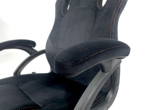 .Fotel obrotowy do biurka CARRERA M ALCANTARA BLACK Lugano .Fotel obrotowy do biurka CARRERA M ALCANTARA BLACK Lugano