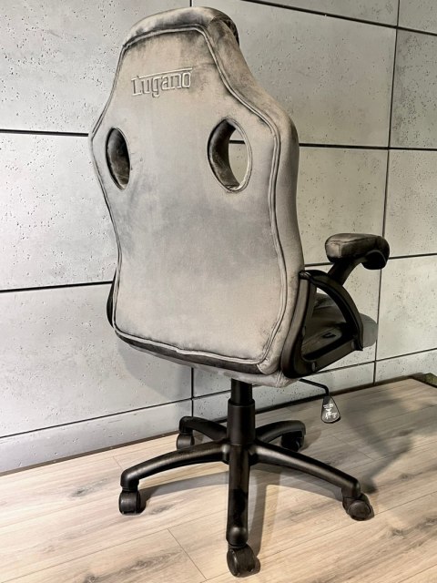 Fotel obrotowy do biurka CARRERA M ALCANTARA GREY Lugano Fotel obrotowy do biurka CARRERA M ALCANTARA GREY Lugano