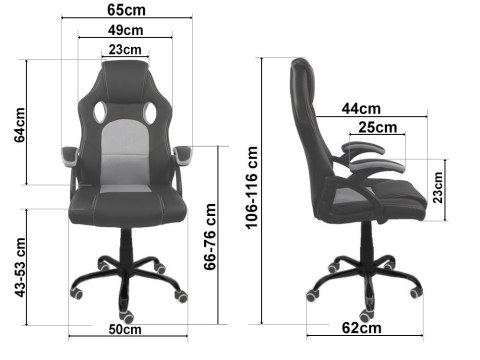 Fotel obrotowy do biurka CARRERA M ALCANTARA GREY Lugano Fotel obrotowy do biurka CARRERA M ALCANTARA GREY Lugano