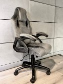 Fotel obrotowy do biurka CARRERA M ALCANTARA GREY NEW Lugano