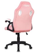 Fotel obrotowy do biurka CARRERA M ALCANTARA PINK FROST Lugano