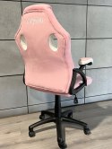 Fotel obrotowy do biurka CARRERA M ALCANTARA PINK FROST Lugano