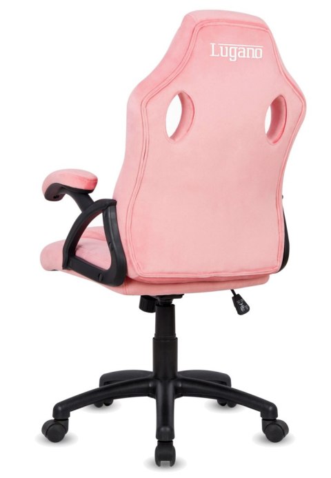 Fotel obrotowy do biurka CARRERA M ALCANTARA PINK Lugano Fotel obrotowy do biurka CARRERA M ALCANTARA PINK Lugano