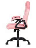 Fotel obrotowy do biurka CARRERA M ALCANTARA PINK Lugano