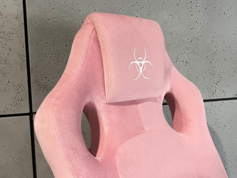 Fotel obrotowy do biurka CARRERA M ALCANTARA PINK Lugano Fotel obrotowy do biurka CARRERA M ALCANTARA PINK Lugano
