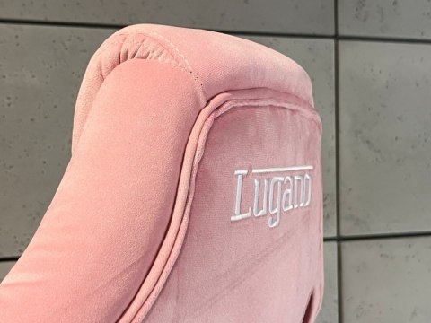 Fotel obrotowy do biurka CARRERA M ALCANTARA PINK Lugano Fotel obrotowy do biurka CARRERA M ALCANTARA PINK Lugano
