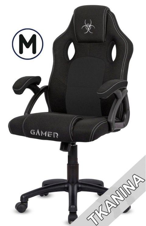 Fotel obrotowy do biurka CARRERA M BLACK FABRIC Lugano Fotel obrotowy do biurka CARRERA M BLACK FABRIC Lugano