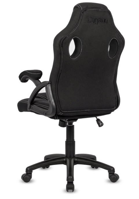 Fotel obrotowy do biurka CARRERA M BLACK FABRIC Lugano Fotel obrotowy do biurka CARRERA M BLACK FABRIC Lugano