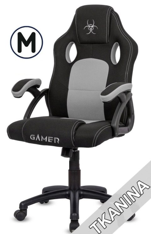 Fotel obrotowy do biurka CARRERA M GREY FABRIC Lugano Fotel obrotowy do biurka CARRERA M GREY FABRIC Lugano