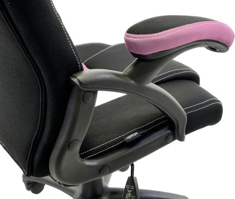 Fotel obrotowy do biurka CARRERA M PINK FABRIC Lugano Fotel obrotowy do biurka CARRERA M PINK FABRIC Lugano