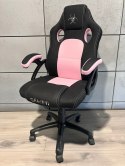 Fotel obrotowy do biurka CARRERA M PINK FABRIC Lugano