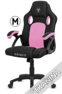 Fotel obrotowy do biurka CARRERA M PINK FABRIC Lugano