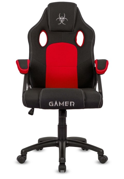 Fotel obrotowy do biurka CARRERA M RED FABRIC GAMER OUTLET Lugano Fotel obrotowy do biurka CARRERA M RED FABRIC GAMER OUTLET Lugano