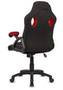 Fotel obrotowy do biurka CARRERA M RED FABRIC GAMER OUTLET Lugano