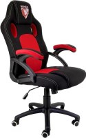 Fotel obrotowy do biurka CARRERA M RED YAKUZA FABRIC Lugano