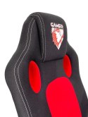 Fotel obrotowy do biurka CARRERA M RED YAKUZA FABRIC Lugano