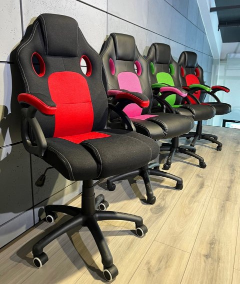 Fotel obrotowy do biurka CARRERA M ST RED FABRIC Lugano Fotel obrotowy do biurka CARRERA M ST RED FABRIC Lugano