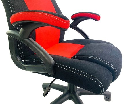 Fotel obrotowy do biurka CARRERA M ST RED FABRIC Lugano Fotel obrotowy do biurka CARRERA M ST RED FABRIC Lugano