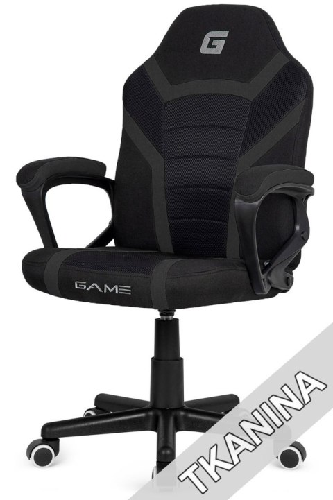 Fotel obrotowy do biurka MARIO BLACK FULL Fabric Lugano Fotel obrotowy do biurka MARIO BLACK FULL Fabric Lugano
