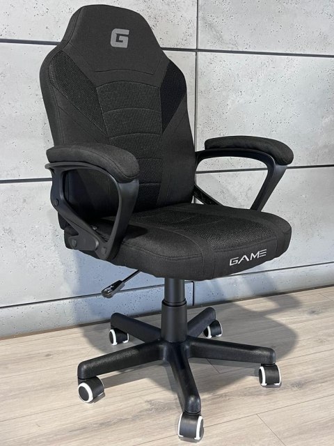 Fotel obrotowy do biurka MARIO BLACK FULL Fabric Lugano Fotel obrotowy do biurka MARIO BLACK FULL Fabric Lugano