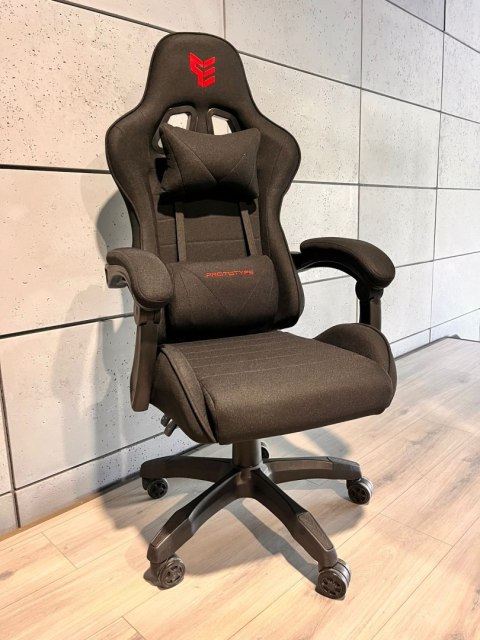 Fotel obrotowy gamingowy HERO ENZO BLACK FABRIC Prototype Fotel obrotowy gamingowy HERO ENZO BLACK FABRIC Prototype
